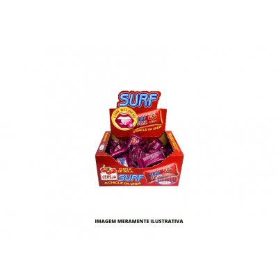 CHICLETE - SURF - 50UN RECH CEREJA